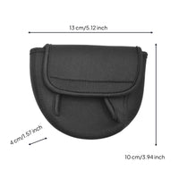Neoprene Fishing Reel Cover Long-Lasting Reel Cover with Hook-and-Loop Closure Compact Secure for Anglers