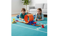 DIY Track Set Easy to Assemble Pull Pull-Back Vehicle Track Set Multi Mode for Children