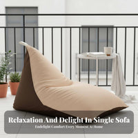 Adaptable Lounger Comfortable Pyramid-Shaped Lounger Skingentle Lounge Pillow for Adults, Students, Living Room, Lounge Area, Perusing Corner