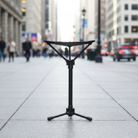 Telescopic Stool Outdoor Foldable Stool Sturdy Portable Seat for Anglers, Waiting in Line, Public Transit