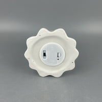 White Hollow Ghost Ceramic Night Light Halloween Decor