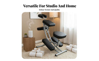 Foldable Permanent Makeup Chair Multi-Angle Adjustment Ergonomic Permanent Makeup Chair Dense Foam Adjustable Wellness Seat for Estheticians