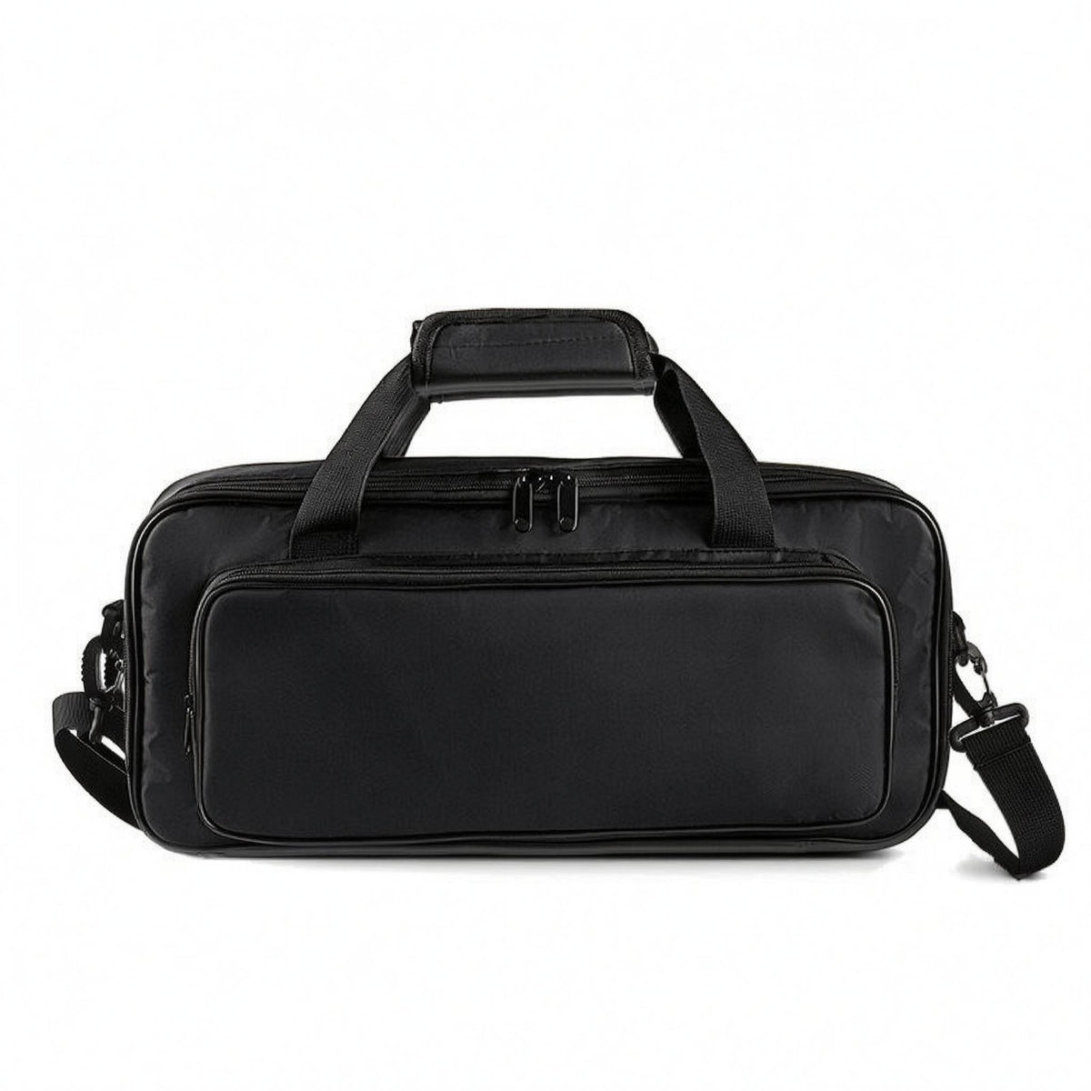 Thickened Guitar Effects Pedal Bag Zippered Pocket Portable Effects Pedal Bag Black for Musicians