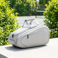 Pickleball Bag Water-Resistant Badminton Bag Backpack with Shoe Compartment for Athletes