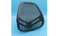 Fitness Bike Back Cushion Rounded Rectangular Mesh Back Cushion Dark Gray