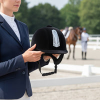 Shock-Resistant-Resistant Adjustable Riding Helmet Breathable Horse Riding Helmet Lightweight Equestrian Safety Set Padded Chin Strap for Children, Women, Beginners, Competition, Training, Lessons