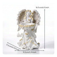 Fairy Figurine Intricate Angel Figurine Artisanal for Garden, Fantasy Lovers