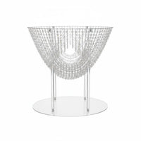 Wedding Crystal Decor Stand Luxury Style Crystal flowers stand Stable Base for Event Planners, Banquet