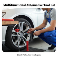 Multi-Functional Valve Core Remover Installer Kit Universal Fit Tire Valve Stem Tool Kit Long-Lasting for Car Owners, Garage