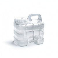 Water Container with Tube Wide-Mouth Square Water Container Rigid for Campers