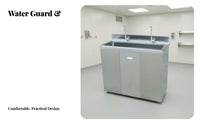 Medical Scrub Sink Hands Commercial Hand Sink Floor Mount Wash Basin for Lab Technicians, Chefs, Hospital, Workshop