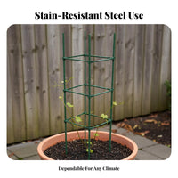 Plant Climbing Frame Weather Resistant Vine Support Stand Sturdy and Vine Support Cage for Farmers, Balcony, Patio, Farm