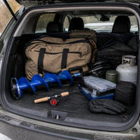 Ice Fishing Rod Set with Solid Carbon Fiber Short Section Rod