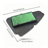 Air Filter Component Pleated Scooter Air Filter Easy to Install High Efficiency for Riders