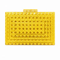 Acrylic Clutch Bag Handheld Acrylic Handbag Wear-Resistant Purse for Bridesmaids, Evening Events, Parties