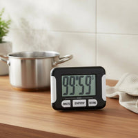 Countdown Timer Magnet Countdown Clock Large Screen Cooking Timer Electronic Timer Time Management Device User-friendly Interface Suitable for Students Study Kitchen Professional Exercise
