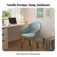 Adjustable Height Armless Vanity Chair 360-Degree rotate Home Seating mediumsupport Support Office Furniture Padded padding for Women, Students, Young Adults, Dormitory, Study Room, Bedroom