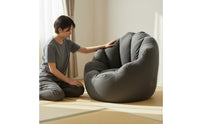 Comfortable Lazy Sofa Trendy Design Single Seat Lazy Sofa Cozy Bean Bag Chair Relaxing for Students, Teens, Gamers, Bedroom, Dorm Room, Reading Nook