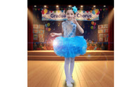 School Choir Uniform Soft Tulle Skirt Girls' Glitter Ballet Skirt Dress Boys' Glitter Performance Outfit Bright Hues