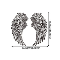 3D Angel Appendages Wall Decoration Balanced Feathered Angel Appendages Wall Decor