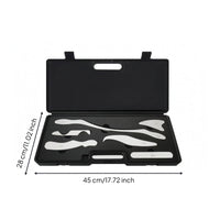 6 Pieces Myofascial Release Tool Set Smooth Silver Finish Muscle Tool Set Multi-Shaped Stainless Steel Massage Tools