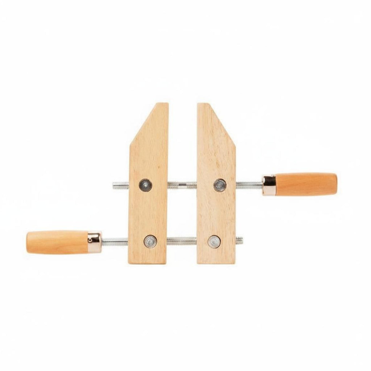 Parallel Clamp with Wooden Body Wooden Manual Screw Fastener Clamp Heavy-Duty Tool for Luthier, Workshop, Instrument Making