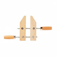 Parallel Clamp with Wooden Body Wooden Manual Screw Fastener Clamp Heavy-Duty Tool for Luthier, Workshop, Instrument Making