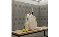 Tennis Backpack Side Pockets Pickleball Bag Drawstring Closure Tennis Racket Holder Bag for Women
