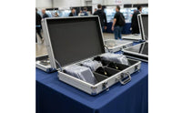 Aluminum Trading Card Case Large Capacity Aluminum  Card Holder Lockable for Tournaments