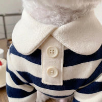 Dog Shirt Two-Legged Clothing with Collared Top, Short Sleeve Synthetic Button Up, Small Dog Clothes for Schnauzer Maltese Yorkshire Terrier