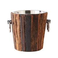 Beverage Bucket with Handles Double-Handled Champagne Bucket Decorative Tub with Handles for Dinner Parties