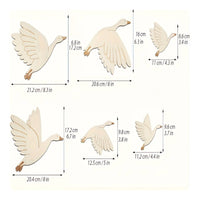 Wooden Bird Wall Decor Coastal Wooden Bird Wall Art Painted for Bedroom