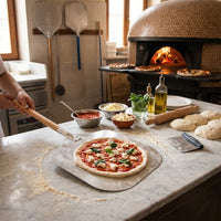 Metal Pizza Peel Flat Pizza Peel with Detachable Handle Antiadherente Bakeware for Kitchen Prep