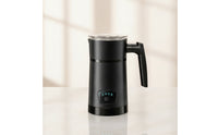 4-in-1 Automatic Milk Frother Touch Control Electric Milk Frother Warm and Cold Kitchen Appliance Coffeehouse Style for Coffee Lovers, Home Baristas, Office Breakroom