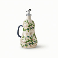 Ceramic Oil Dispenser Bottle Ergonomic Oil Dispenser with Handle Container Long-Lasting Modern for Home Cooks, Kitchen