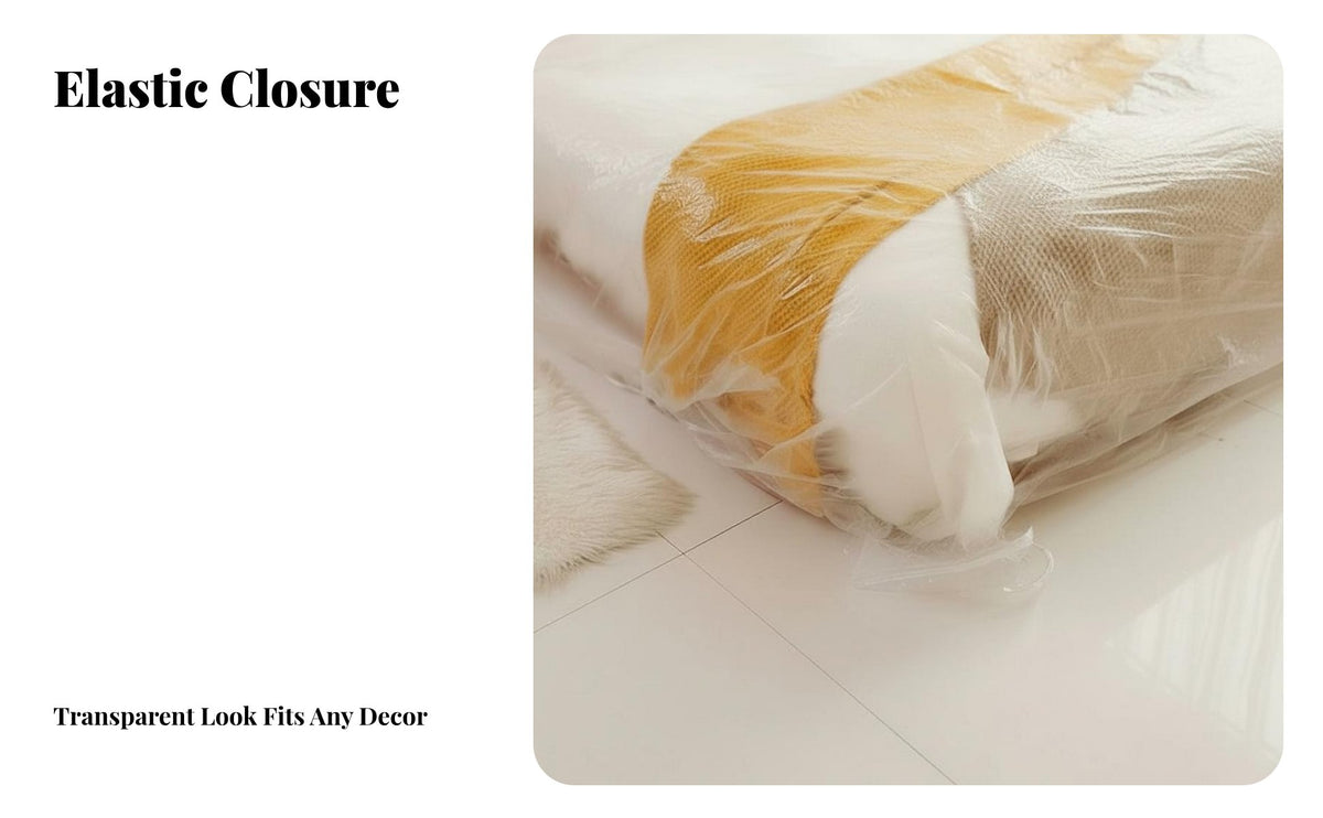 Dustproof Disposable Furniture Dust Cover Thickened Material Disposable Dust Cover Tear-Resistant for Movers, Bedroom, Living Room, Painting