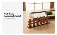 Miniature Wooden Furniture Rustic Japanese Design Dollhouse Scene Decoration Compact Size Dollhouse Scene Prop for Hobbyists, Collectors, Fairy Garden