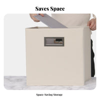 Foldable textile Cube Foldable Storage Cube cleanable for Classroom