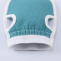 3Pcs Exfoliating Back Scrubber Towel with Handles for Adults, Washable Bath Glove and Mitt Set, Three Piece for and Showering