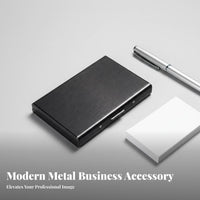 Stainless Steel Card Holder Anti-Degaussing Stainless Steel Credit Card Holder Design Blocking Wallet for Travel