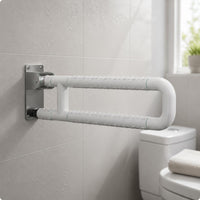 Heavy Duty Toilet Support Bar Rustproof Anti-Slip Shower Grab Bar Wall Mounted Bath Aid for Seniors