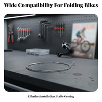 Folding Bike Derailleur Cable Core Polished Finish Galvanized Derailleur Inner Wire Folding Bike Shifter Inner Cable for City Biking