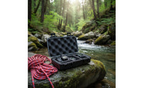 Waterproof Hard Shell Case Dustproof Portable Container Crushproof Shockproof Equipment Carrying Case for Photographers, Hunters, Outdoor, Boating