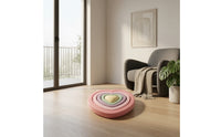 5 Pieces Stackable Heart-Shaped Stepping Stones Indoor-Outdoor Foam Stepping Stones Sturdy Toy Long-Lasting for Children, Playroom