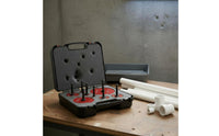 PVC Pipe Fitting Prep Tool Hex Shank Pipe Expander Drill Powered for Plumbers, Home Renovators, Plumbing Work