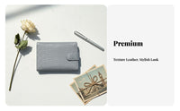 Leather Travel Document Cover Multiple Card Slots Leather Travel Document Organizer Minimalist Design Multi-Compartment Travel Document Holder