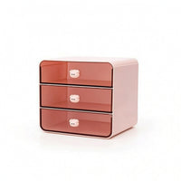 Desktop Drawer Organizer Compact Stationery Storage Box with Drawers Drawer Storage Box Versatile for Students, Office Desk