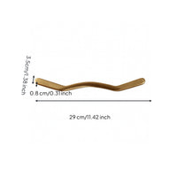Brass Massage Rod Ergonomic Gua Sha Tool Copper Alloy Massage Tool for Masseuses, Athletes