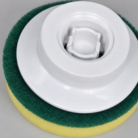 Electric Spin Mop Replacement Head Kit with Extension Pole, Polishing and Waxing Pads for Household Cleaning