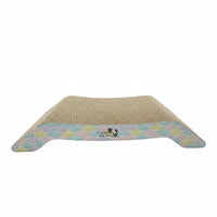 Assembly-No-Assembly Cardboard Cat Scratcher Lounge Ergonomic Design Corrugated Cat Scratcher Bed Eco-Friendly Material Pet Supply Multi-Functional for Cats, Kittens, Indoor